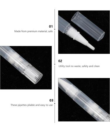 Fomiyes 10 ST Rotating Pencil | Nail Polish Oil Pen | Lipstick Brush & Manicure Essential | Empty Nail Oil & Lip Balm Pencils | International Shipping - Buy Online on GoSupps.com