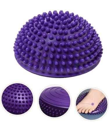 Goohochy Durian-Ball Office & Fitness Massage Device | Spiky Lacrosse & Foot Massage Balls | Arm & Leg Roller | Child-Friendly Violet PVC - 16x16x8cm - Buy Online on GoSupps.com