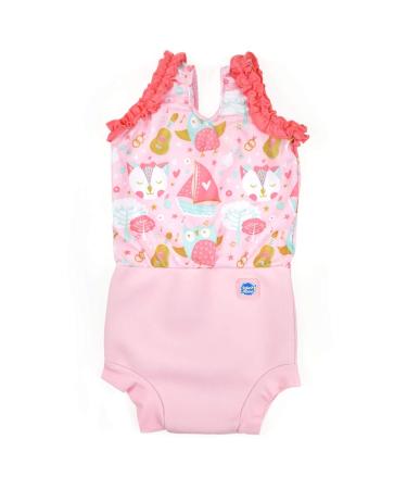 Splash About Happy Nappy Costume with Reusable Swim Nappy Owl & the Pussycat 6-14 Months