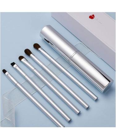 Makeup Brush 5 Mini Full Set Of Makeup Tools Bucket with Brush Easy to Carry Great for Travel and Gifts Brush Sets - Buy Online on GoSupps.com