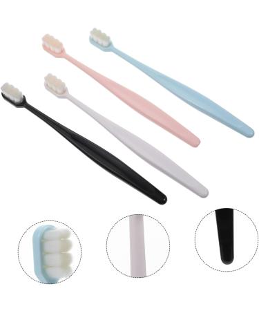 Buy Oatipho Soft Toothbrush Set - 4 Portable Kids Toothbrushes with Soft PBT Bristles | High-Quality Transparent Design for Gentle Cleaning - Buy Online on GoSupps.com