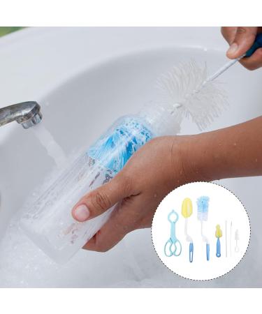 ToddMomy 49-Piece Brushed Pacifier & Bottle Cleaning Set | Infant Milk Lip Cleaner Nozzle & Tongs | Color-Sorted | Perfect for Household Use - Buy Online on GoSupps.com