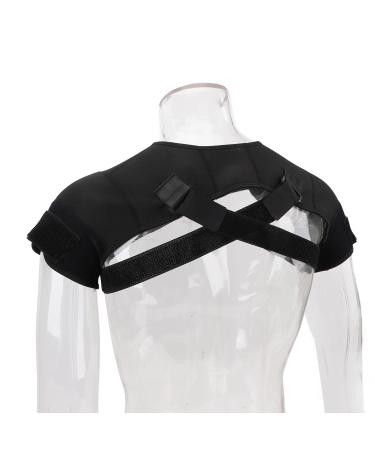 Adjustable Double Shoulder Support Brace - Sweat-Wicking Injury Prevention & Stability Strap for Fitness & Running (S Sizes 6-10 - Buy Online on GoSupps.com