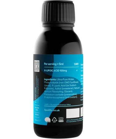 Lipolife Liposomal R-Lipoic Acid - 150ml - Buy Online on GoSupps.com