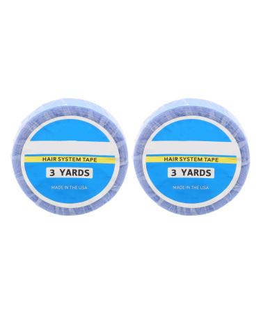 2 Pieces Double Sided Wig Tape Strong Adhesive Hair Extension Wig Hair Support Tape for Salon Home Wig Tape