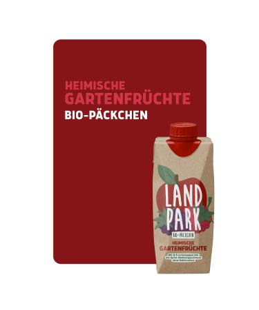 Landpark Bio-Refresher Drink - Apple Raspberry Flavor 12 x 0.5L Tetra Pak Non-Carbonated Pawpaw-Free Refreshing Garden Fruit Water - International Shipping Available - Buy Online on GoSupps.com