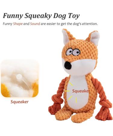 Yuremeey Plush Dog Toys | Interactive Squeaky Tug Toys for Small & Medium Dogs - Buy Online on GoSupps.com