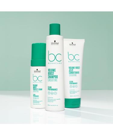 Schwarzkopf Professional Bonacure Volume Boost Jelly Conditioner For Fine Hair Vegan Care Complex With Keratin Thicker Hair Anti-static Lightweight Detangling 200 ml - Buy Online on GoSupps.com