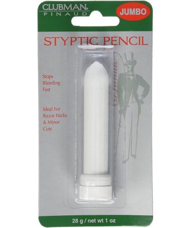 Clubman Styptic Pencil Jumbo 1oz (3 Pack) - Fast-Acting Skin Care Treatment - Buy Online on GoSupps.com
