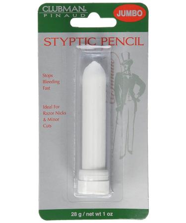 Clubman Styptic Pencil Jumbo 2 Pack - Fast-Acting Skin Relief for Shaving Nicks and Cuts - Buy Online on GoSupps.com