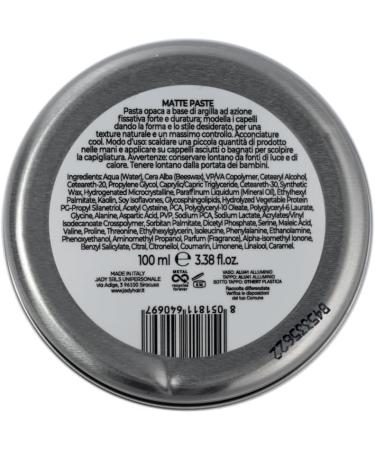 JADY LUXURY - Natural effect matte wax 100 ml for perfectly styled hair thanks to the matte clay paste with strong and long-lasting hold - Buy Online on GoSupps.com