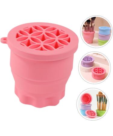 Ipetboom Powder Puff Cleaning Bowl Makeup Brush Scrubber Silicone Makeup Brush Makeup Brush Cleaning Pad Brush Cleaning Bowl Makeup Brush Cleaning Mat Sponge Silica Gel Tool Pink 10x8.5cm Pink - Buy Online on GoSupps.com