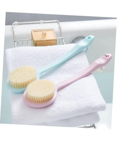 Healeved 2pcs Back Shower Brush Set - Bath Body Scrubber for Exfoliation and Relaxation - Buy Online on GoSupps.com