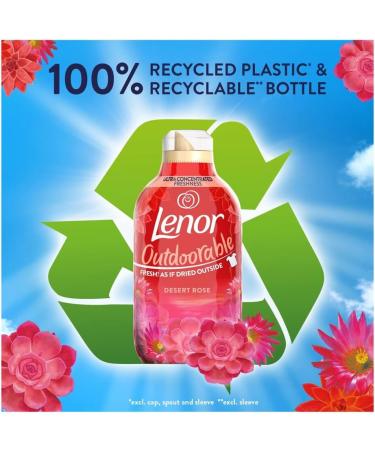 Lenor Outdoorable Fabric Conditioner Ultra Concentrated Freshness Desert Rose 55w 770ml + Our Gift for You: Organza Small Bag: 9x7x0.1cm - Buy Online on GoSupps.com