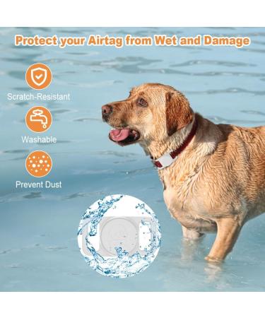 Ainiv Waterproof Silicone Case for Apple Airtag | Pet Tracking Finder & Dog Collar Accessory | Durable Protection Cover | Ideal for Outdoor Festivals - Buy Online on GoSupps.com