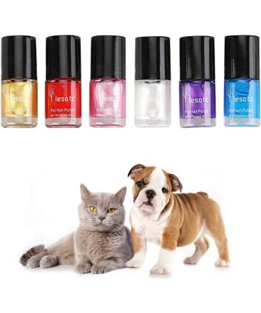 6pcs Pet Dog Nail Polish Dog Nail Paint Pens Pet Products Pet Nail Polish Nail Polish for Dogs with Dark Nails Red Glitter for Nails Pet Supplies Gel Nail Polishes Cosmetic The Dog - Buy Online on GoSupps.com