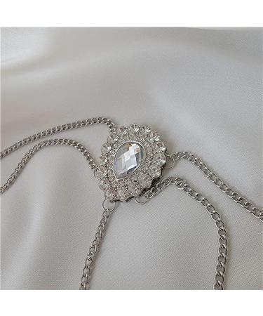 EMZHOLE Silver Tassel Head Chain for Prom, Wedding, and Belly Dance - Women's Headpiece - Buy Online on GoSupps.com