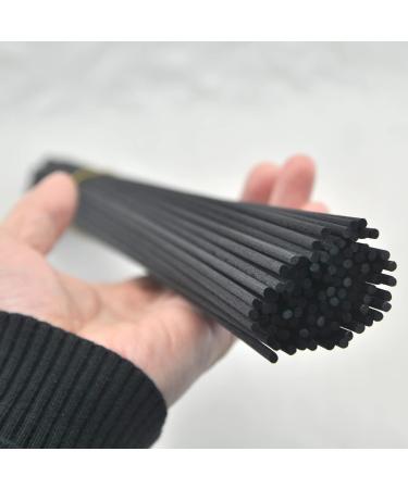 Kidlearn 100 PCS Fiber Diffuser Sticks - Essential Oil Diffuser Sticks for DIY Room Fragrances (35cm x 3mm Black) - International Shipping Available - Buy Online on GoSupps.com