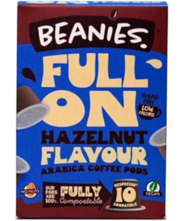 Beanies Coffee Pods 6 Pack Variety Bundle - 3 Different Flavours Caramel Vanilla & Hazelnut - 60 Pods Total (6 x 10 Pods) Nespresso (Original) Compatible - Buy Online on GoSupps.com
