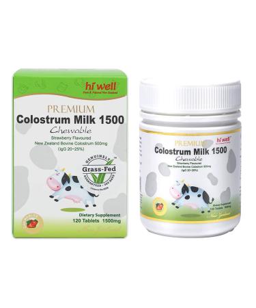 Hi Well Premium Grass-Fed Colostrum Milk 1500 120Tablets - Buy Online on GoSupps.com