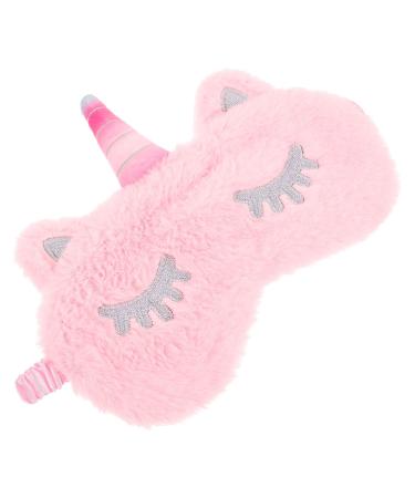 Beaupretty Night Blindfold Night Eyeshade Sleep Eye Mask Eye Mask Sleeping Mask Sleep Mask Animal Masks Mask Child Blindfold Eye Patches Party Cover Eyes Pink Facial Mask Girl 1 Count (Pack of 1) Pink