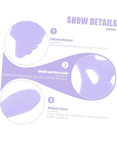 FOMIYES 3 Pcs Tools Eyeshadow Silicone Eyeliner Stencils Eye Makeup Tool Eye Shadow Applicator Multifunction - Buy Online on GoSupps.com