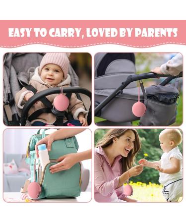Aolso Dummy Holder Case Silicone Dummy Holder Case Baby Dummy Holder Case Pacifier Holder Case Portable Soother Pods for Baby Baby Pacifier Case for Travel Home (Pink) - Buy Online on GoSupps.com