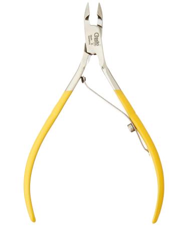 CREDO skin nippers 10 cm POP ART nickel-plated yellow