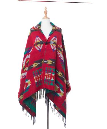 CALLARON Hooded Cloak Autumn and Winter Decorate Miss Rebozos Para Mujer - Buy Online on GoSupps.com