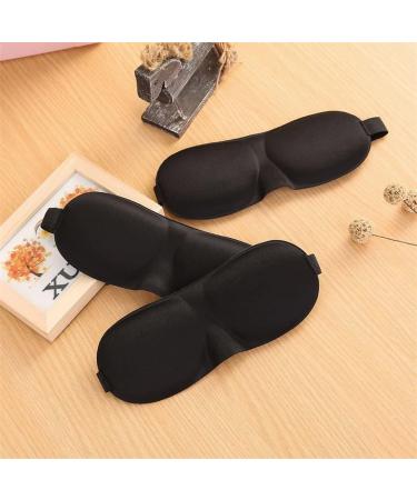 3D Black Sleep Mask - Light Blocking Night Sleeping Eye Mask (1 Count) - Buy Online on GoSupps.com