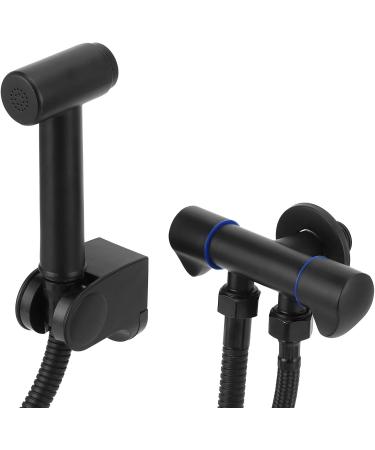 High Pressure Stainless Steel Toilet Sprayer G1/2 - Bidet Sprayer with 1 in 2 Out Angle Valve | Premium Bathroom Supplies - Buy Online on GoSupps.com