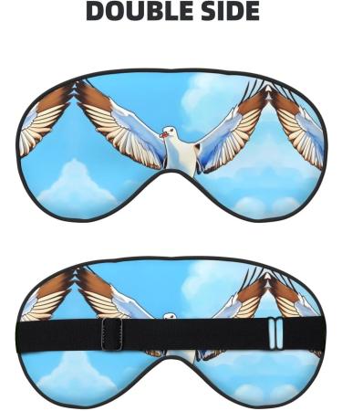 Seagulls in Flight Head-Mounted Light-Blocking Eye Mask | Relieve Eye Fatigue | International Shipping Available - Buy Online on GoSupps.com