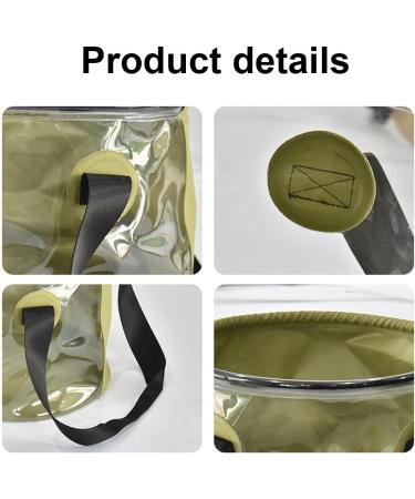 Skoulazeo 2 Collapsible Bucket 10L Outdoor Bucket Portable Kitchen Bucket Fishing Bucket Translucent Water Bucket for Outdoor Picnic Travelling Fishing 2 Pcs Transparent Barrel - Buy Online on GoSupps.com
