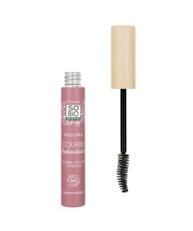 L A NATURE SO BiO tic|Organic certified mascara Bold curve | Black | 3 in 1 effect: Curve Volume Length | Curved brush | No clumping effect | Fortifying organic castor oil | Made in France | 8 ml