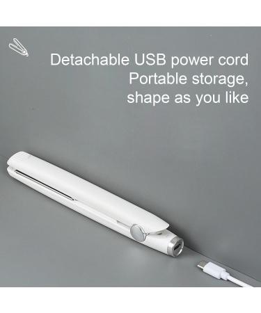 Flat Iron - Portable 2 in 1 Hair Straightener & Curling Iron | USB Powered Travel Flat Irons for Short Hair & Curls | International Shipping - Buy Online on GoSupps.com