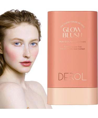 Tinted Moisture Stick Cheek Tint Cream Blushess for Natural Makeup - Rotating Design Waterproof Long-lasting Cheek Tint For Mature Skin Women Girls 03 - Buy Online on GoSupps.com