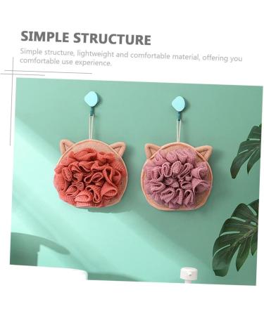 2pcs Reusable Bath Ball Exfoliating Loofah - Body Cleaning Scrubber & Baby Tub Towel | Eco-Friendly Polyester Sponges for Women - Buy Online on GoSupps.com