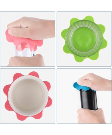 8-Piece Silicone Rubber Bottle Opener Set - Multifunctional Gripper Pads for Easy Opening | Ideal for Older Children & Women with Weak Hands - Buy Online on GoSupps.com
