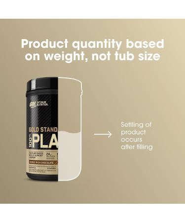 Opti Mum Nutrition Gold Standard 100% Plant Protein - Vegan Double Rich Chocolate 20 Servings Complete Amino Acids Gluten-Free Zero Added Sugars - 684g - Buy Online on GoSupps.com