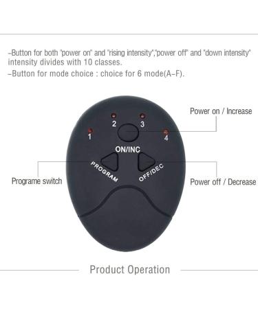 JoJoMooN EMS Muscle Stimulator Abdominal Toning Belt - Wireless Ab Trainer for Men and Women - Home and Office Fitness Equipment - Black - Buy Online on GoSupps.com