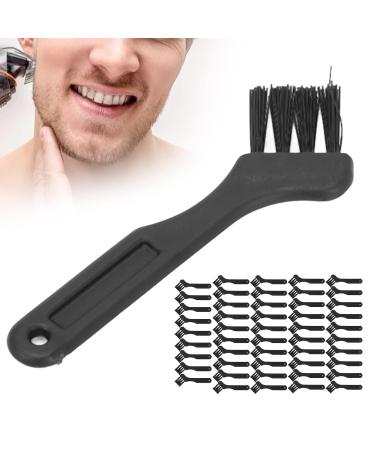 Premium 50pcs Shaving & Keyboard Cleaning Brush Set - Fine Hair Plastic Handle for Home Use - International Shipping - Buy Online on GoSupps.com