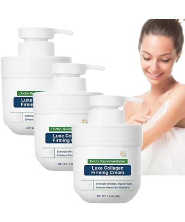 Awzlove Luxery Collagen Firming Cream, Professional Collagen Body Lotion, Advanced Retinol Collagen Cream, Anti-Aging Moisturizing Cream, Anti Wrinkles Body Moisturizer for Women & Men (3)