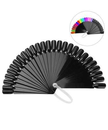 32-Piece Nail Display Tool Set - Black False Nail Art Tips for Manicure & Polishing | Perfect for Home Improvement - Buy Online on GoSupps.com