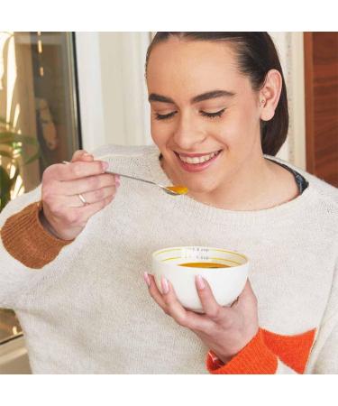 Uba Portion Control Porcelain Measuring Bowl - Ideal for Weight Loss, Bariatric Diet, Healthy Eating - 1 Bowl - Buy Online on GoSupps.com