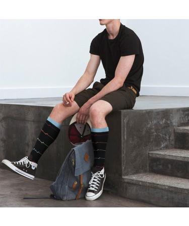 Shop Mynh 4 Couple Compression Socks for Men & Women | High Sports & Trekking Stockings - Unisex Overknee Design - Buy Online on GoSupps.com