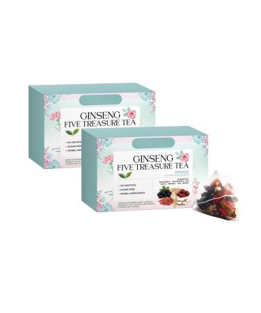 Paquet De 2 Sachets Tisane Five Treasures Sans Sucre Emball s Individuellement Ingr dients Naturels Infusion Instantan e For Les Voyages Au Bureau Domicile