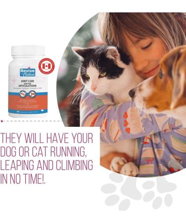 Revive Active Joint Care Tablets for Dogs and Cats 120ct Relieves Inflammation Promotes Optimal Growth and Development Joint Mobility and Good Health. Tablets 120ct - Buy Online on GoSupps.com