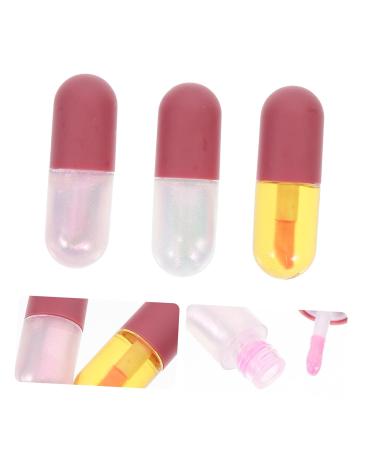 OUNONA 3Pcs Shimmering Lip Plumper Oil Set Hydrating Moisturizing Gloss for Women Color Changing Lip Care Pearlescent Finish - Buy Online on GoSupps.com