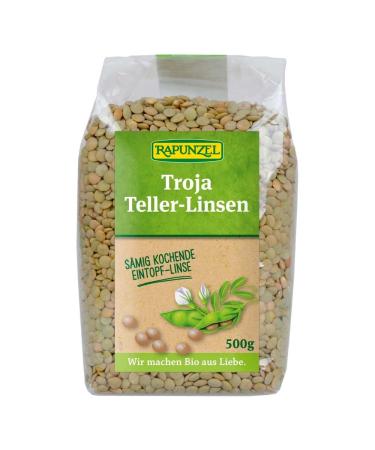 Rapunzel Naturkost Rapunzel Troja Flat Lens Green to Brown 0.5 kg Pack of 6