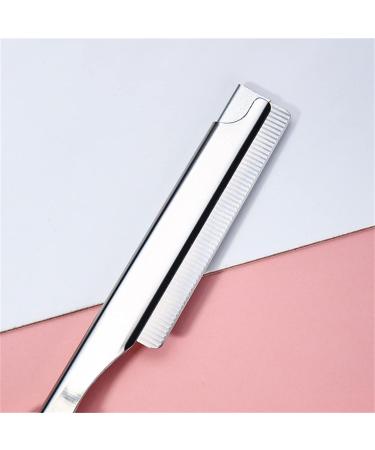 Nfegsiya Eyebrow Razor Trimmer - Foldable Stainless Steel Face Hair Remover for Women | Professional Makeup Tool (Color: YX113) - Buy Online on GoSupps.com